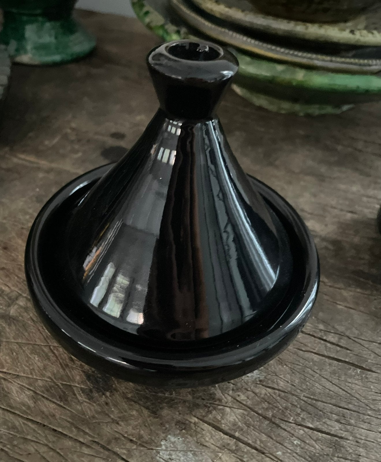 Tajine zwart, Huis en Inrichting, Keuken | Servies, Ophalen of Verzenden, Zo goed als nieuw, Overige stijlen, Overige typen