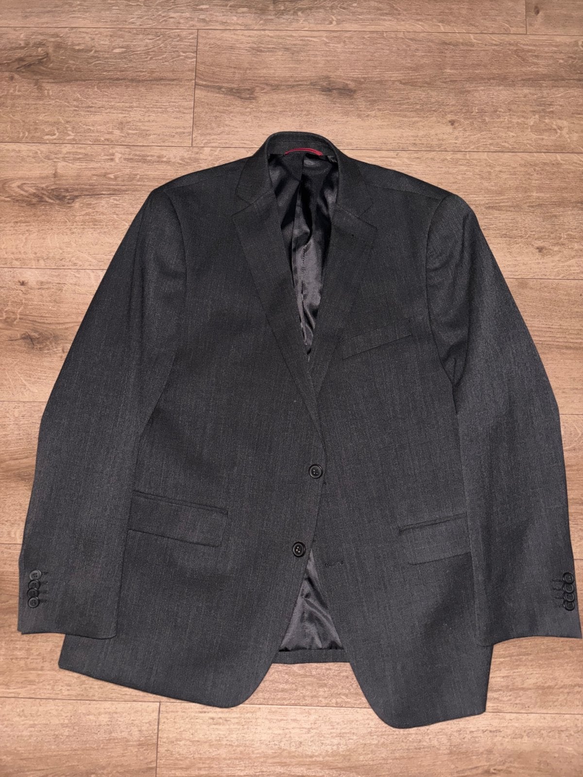 GENTS Antraciet Modern Fit Pak (Colbert & Pantalon), Kleding | Heren, Kostuums en Colberts, Ophalen, Zo goed als nieuw, Overige maten