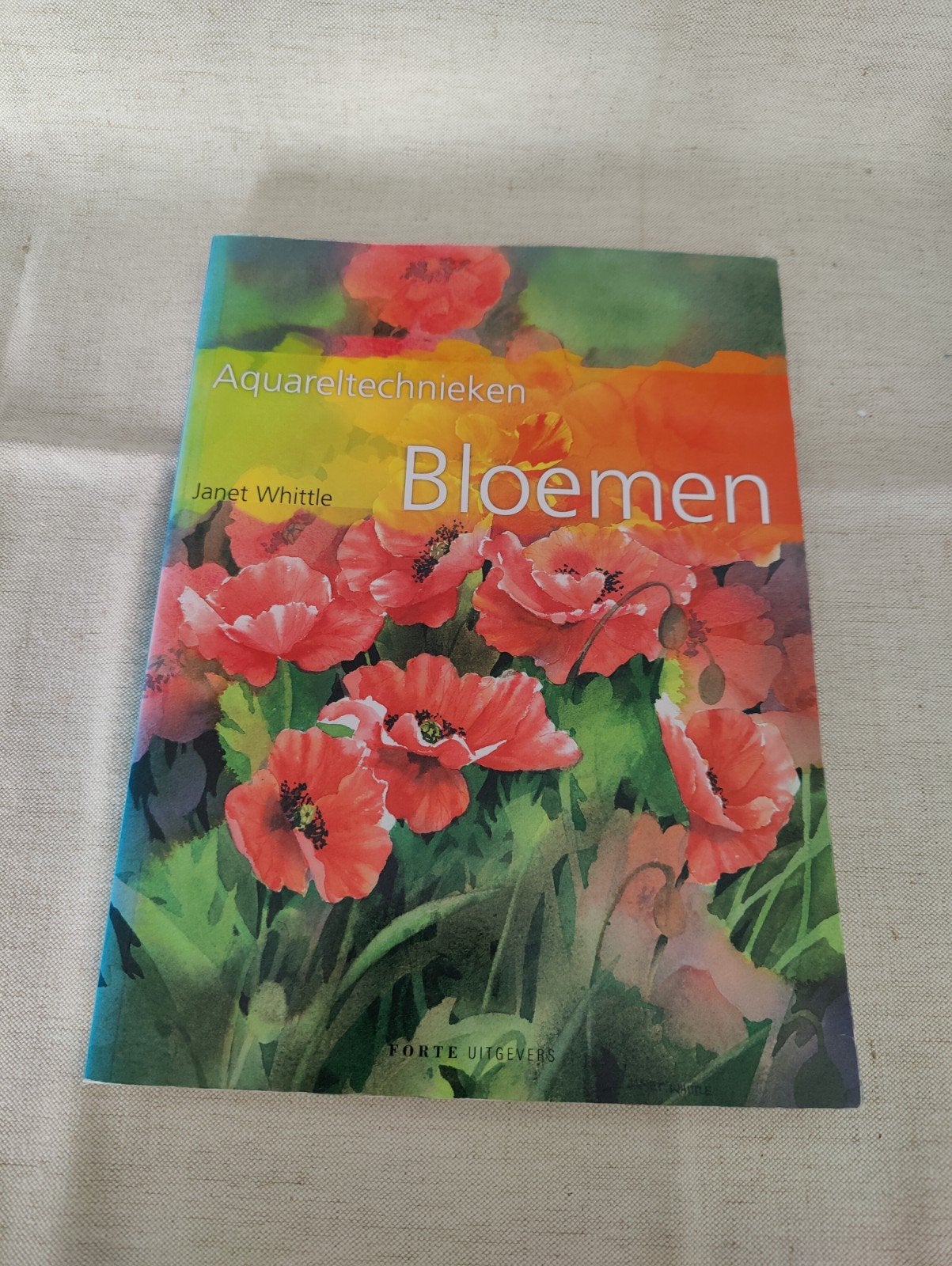 Aquareltechnieken Bloemen - Janet Whittle, Boeken, Ophalen of Verzenden, Zo goed als nieuw, Techniek, Janet Whittle
