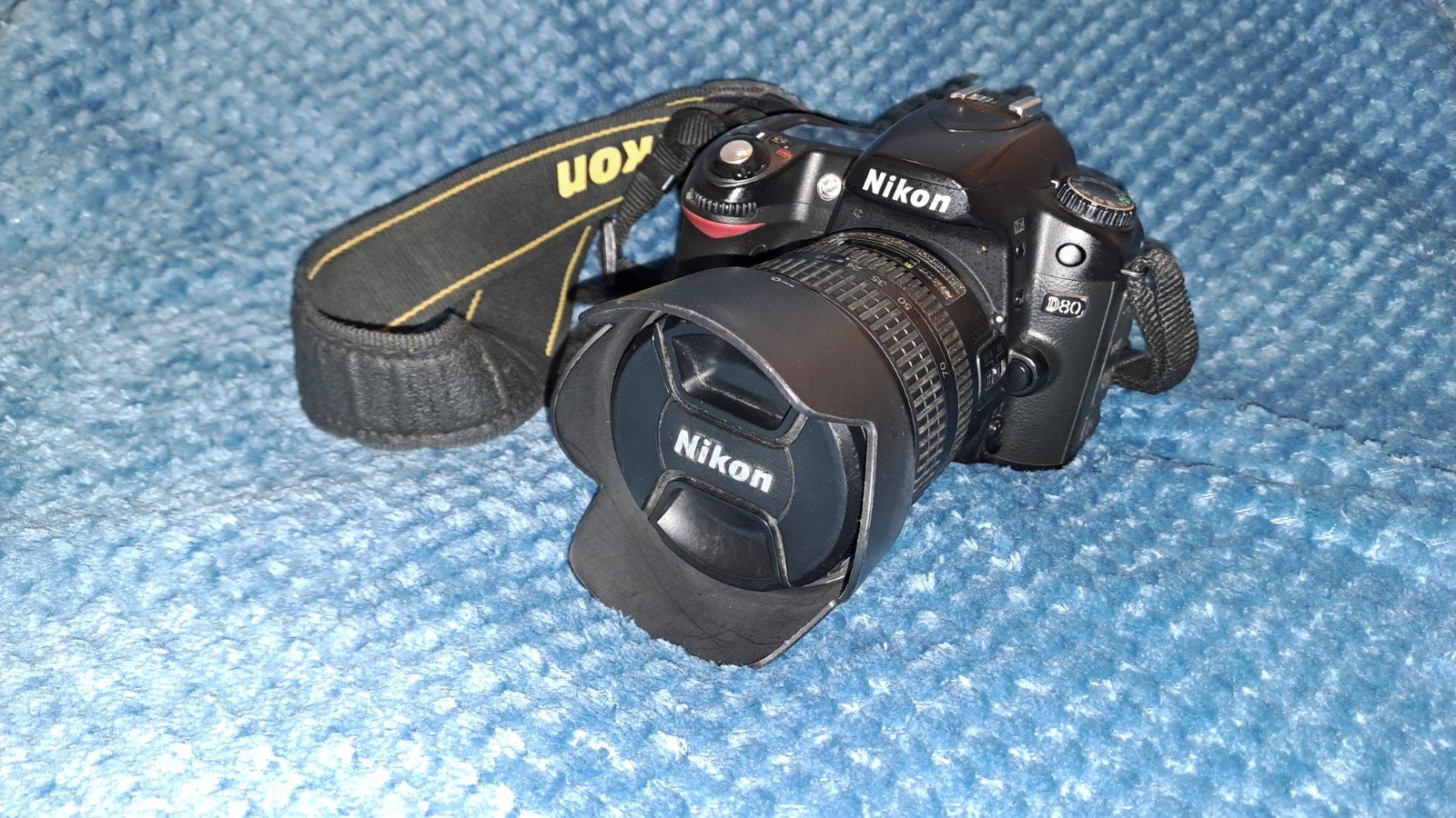 D80 met NIKKOR objectief 18/70 DX-ED 1:3,5-4,5, Ophalen of Verzenden, Spiegelreflex, Overige Merken, Geen optische zoom