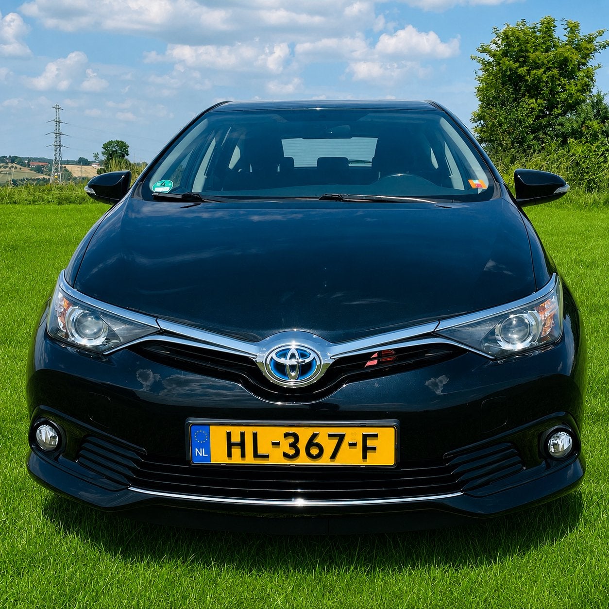 Toyota Auris 1.8 Hybrid 5DR CVT 2015 Zwart, Auto's, Toyota, 28 km/l, Zwart, Origineel Nederlands, 1798 cc