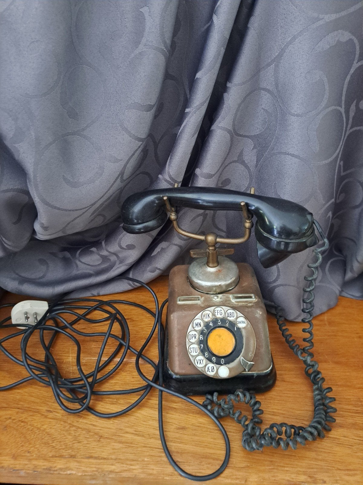 Vintage Telefoon met Draaischijf - Jaren '50/'60, Ophalen of Verzenden
