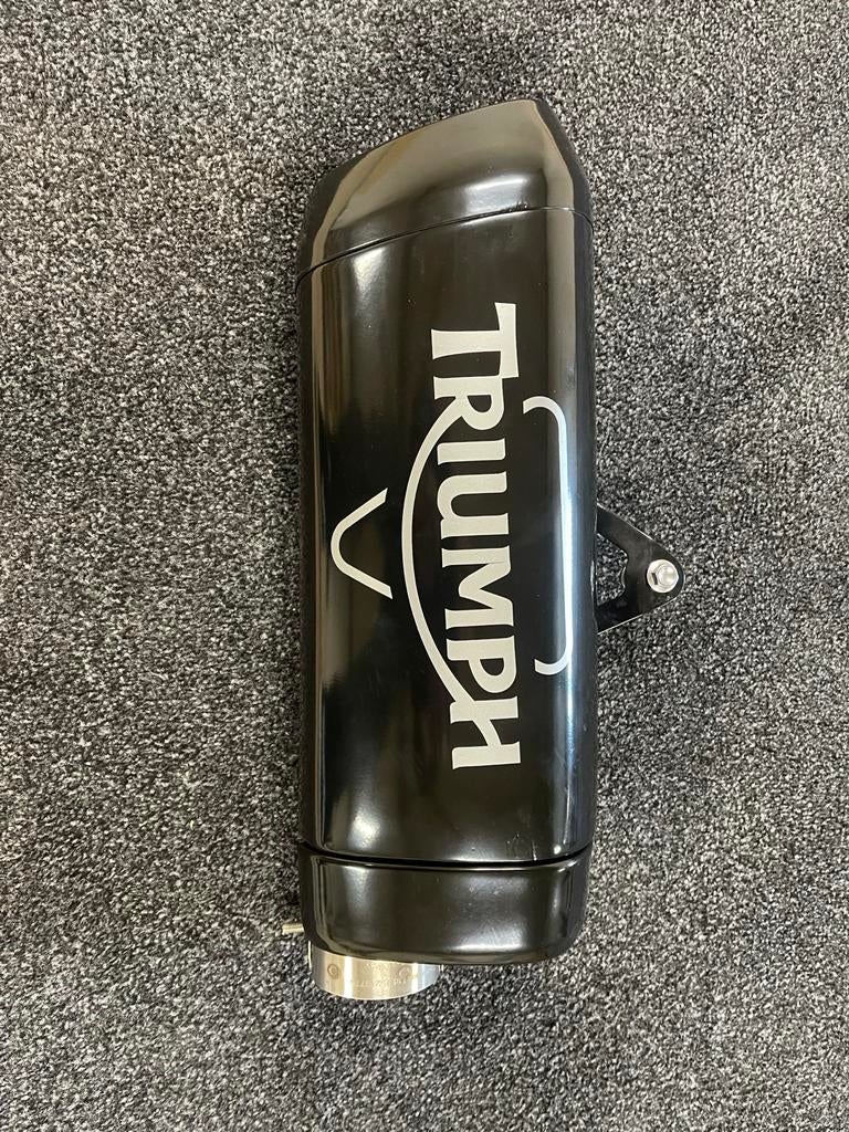 Originele zwarte uitlaat Triumph Speed Triple 1200 RS 2024, Motoren, Ophalen of Verzenden, Gebruikt