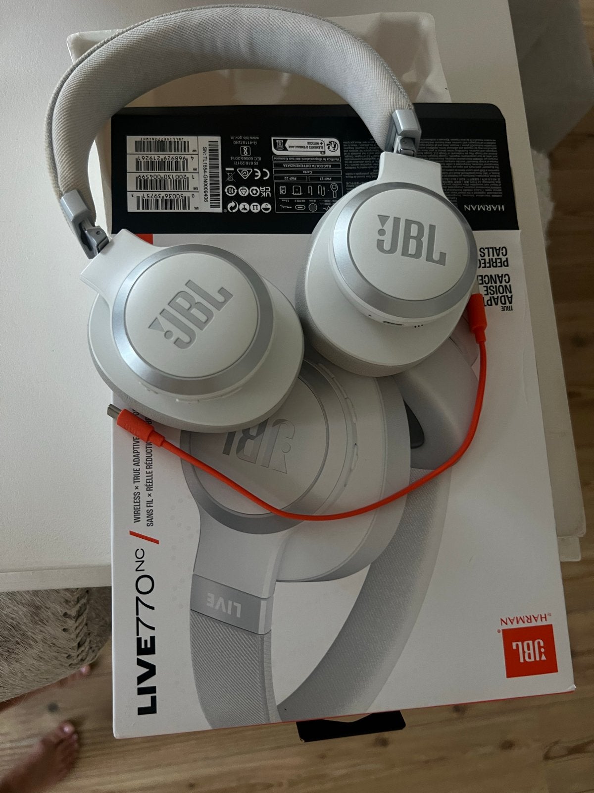JBL Live 770NC koptelefoon - Zo goed als nieuw, JBL, Bluetooth, Ophalen of Verzenden, Zo goed als nieuw