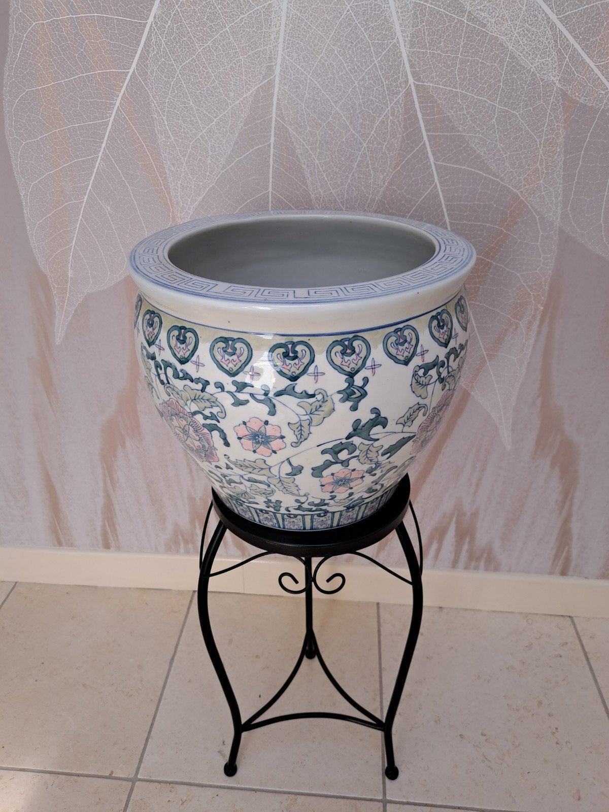 Decoratieve Chinese bloempot, Antiek en Kunst, Antiek | Vazen, Ophalen