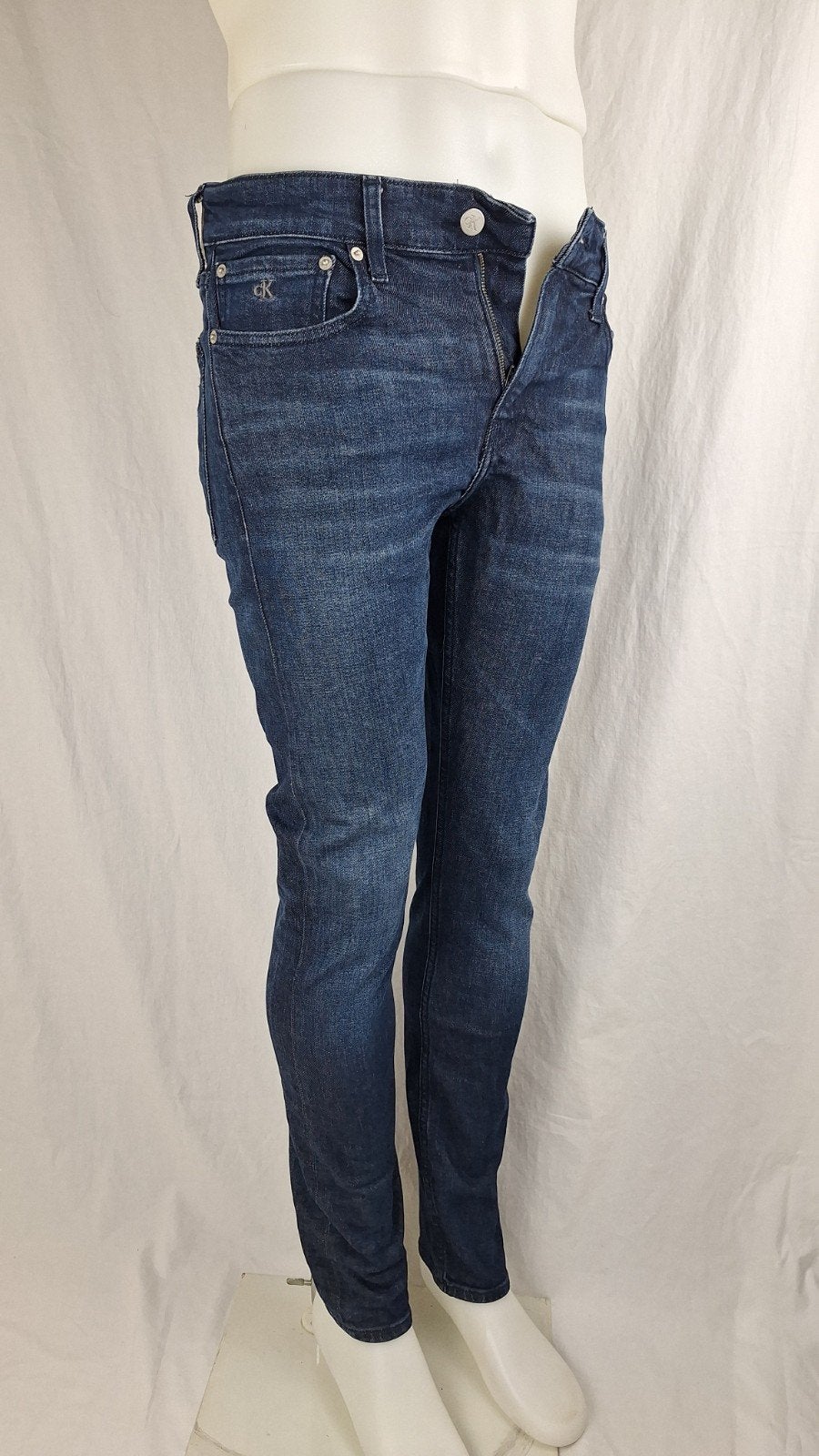 Nette Heren spijkerbroek - Calvin Klein - Maat W30 / L32, Blauw, W32 (confectie 46) of kleiner, Ophalen of Verzenden, Zo goed als nieuw
