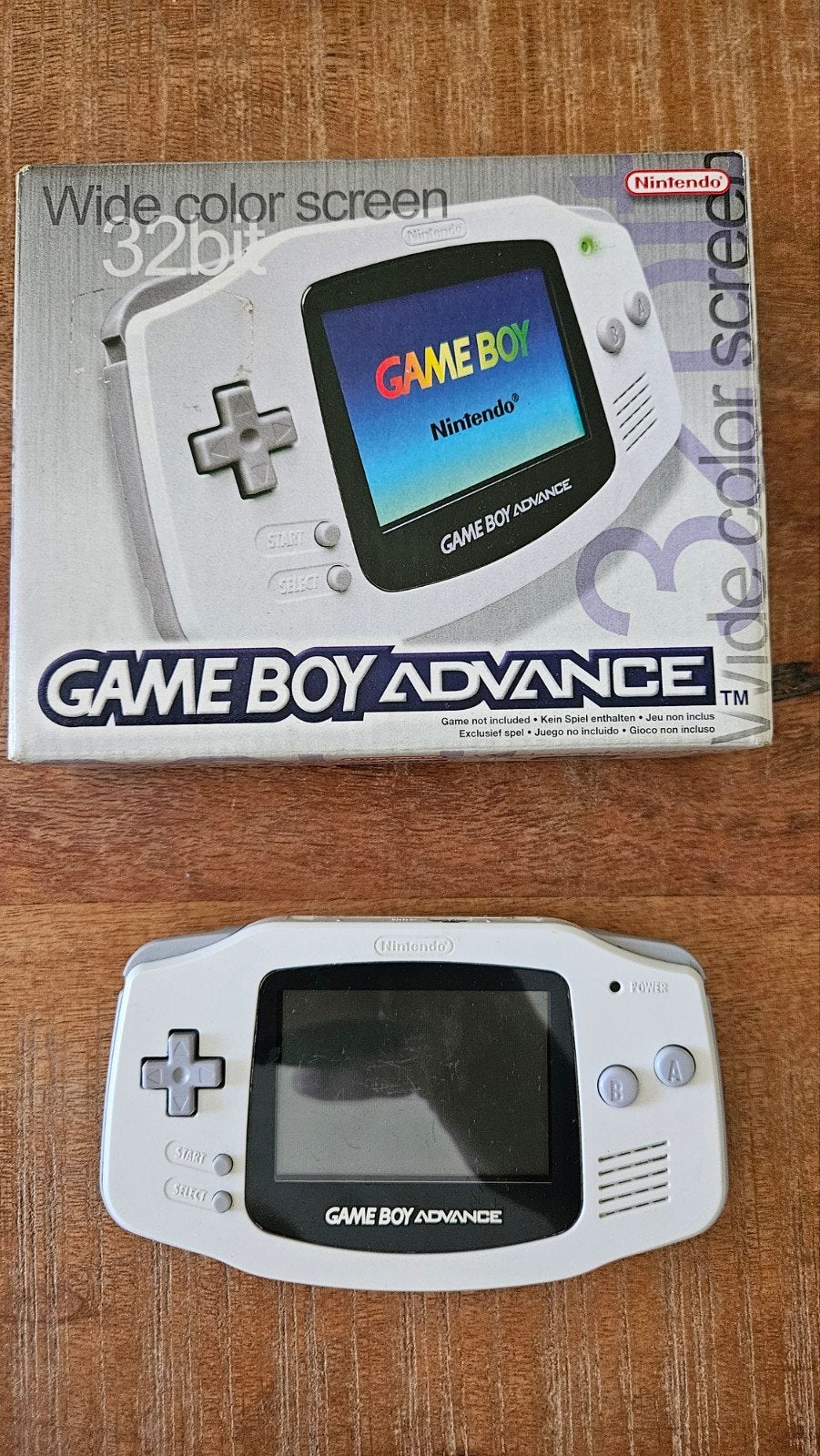 Nintendo GameBoy Advance wit CIB, Spelcomputers en Games, Spelcomputers | Nintendo Game Boy, Ophalen of Verzenden, Zo goed als nieuw