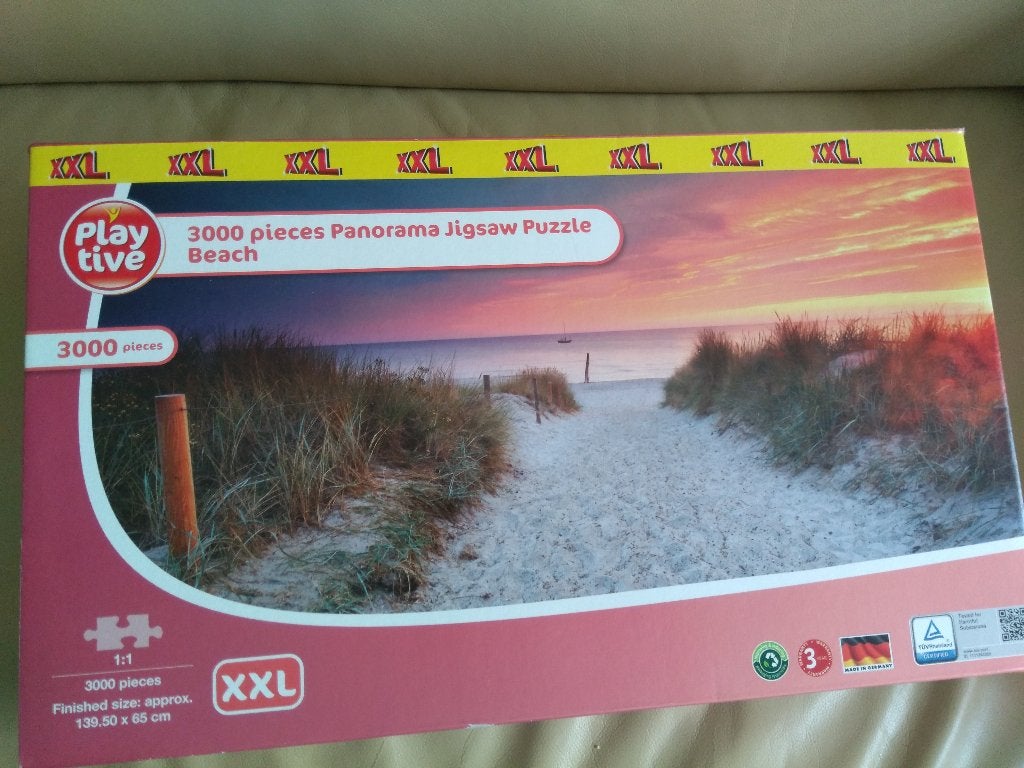 Legpuzzle  panorama Jigsaw puzzle  Beach, Ophalen, Meer dan 1500 stukjes, Zo goed als nieuw, Legpuzzel