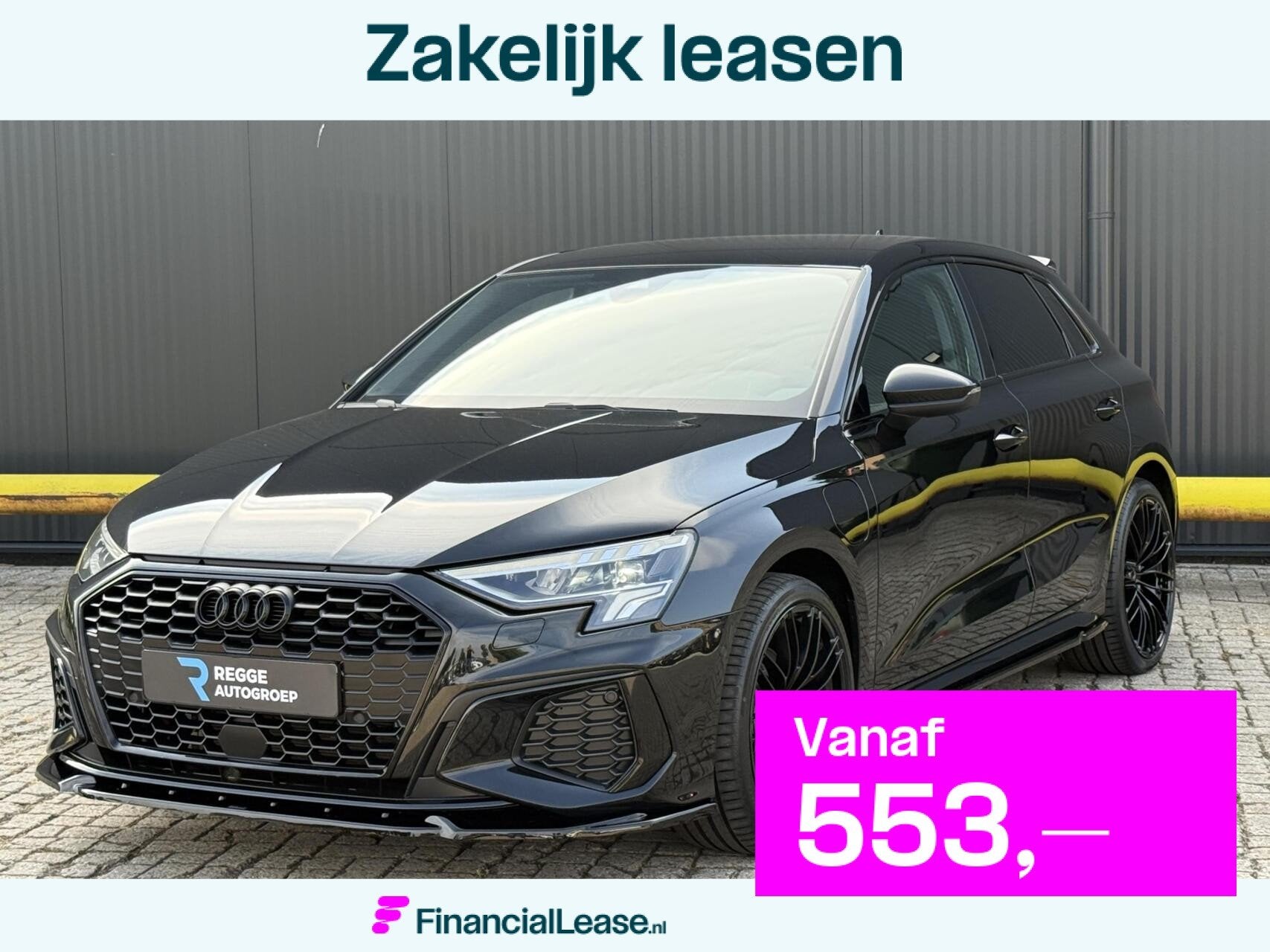 Audi A3 Sportback 40 TFSI e S-Line S3 PAKKET | ABT | MAXTON, Gebruikt, 4 cilinders, Zwart, 71 km/l