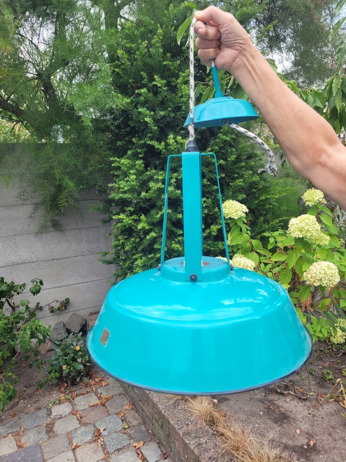HK Living Hanglamp - Turquoise, Ophalen
