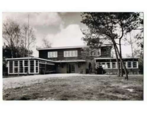 Oldebroek Gld, Jeugdherberg NBAS Bondshuis, gelopen 1957, Verzamelen, Verzenden, 1940 tot 1960, Gelopen, Gelderland