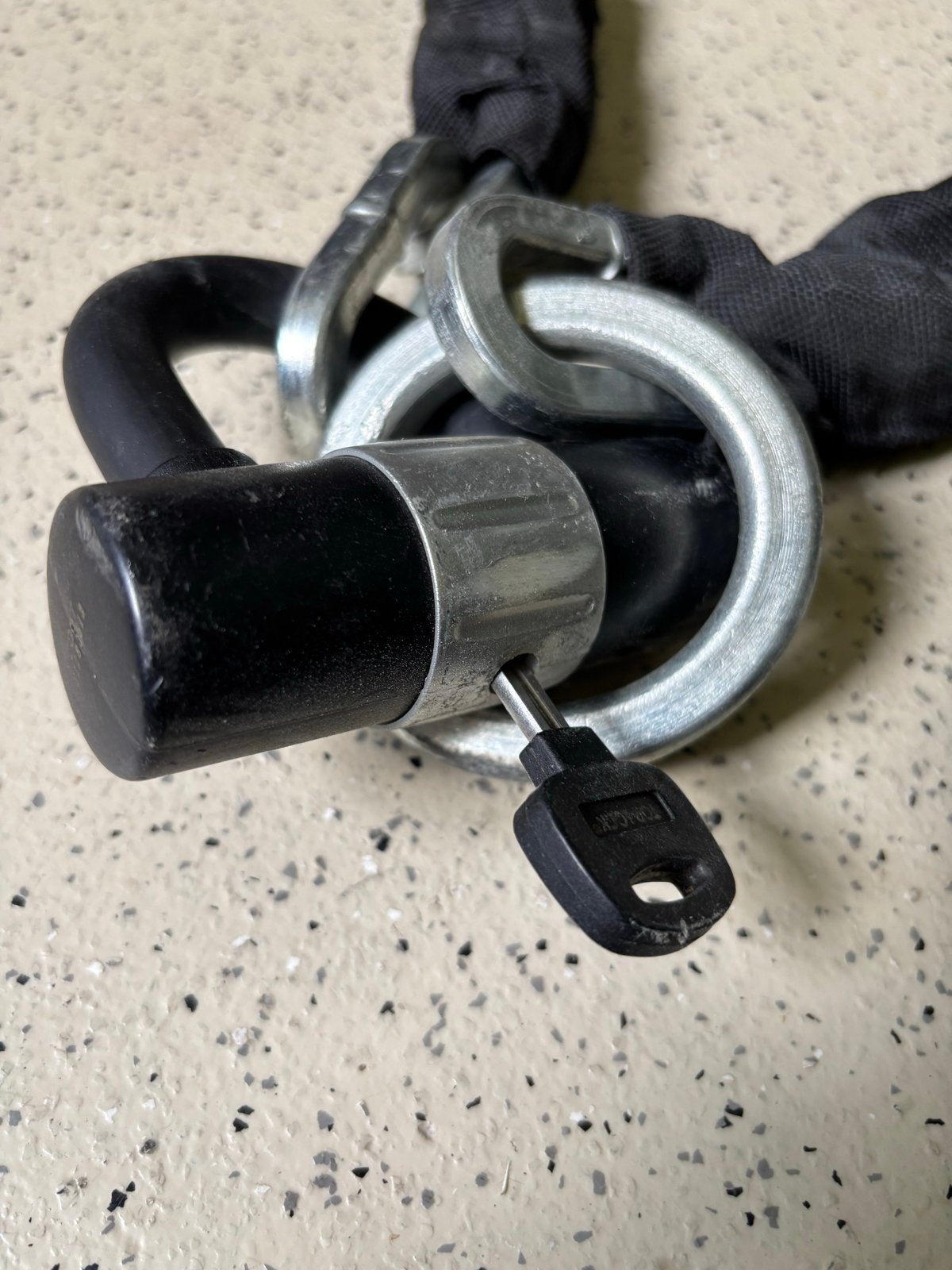 TOP-LOCK Kettingslot met sleutel, Ophalen, Gebruikt, Kettingslot