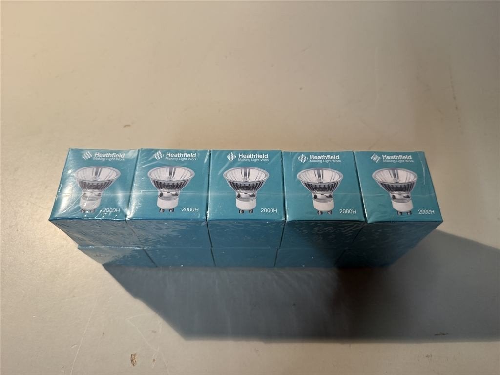 Heathfield GU10 Halogeenlampen 35W - Set van 10 - Spotlicht, Huis en Inrichting, Ophalen of Verzenden, Nieuw, E27 (groot), Led-lamp