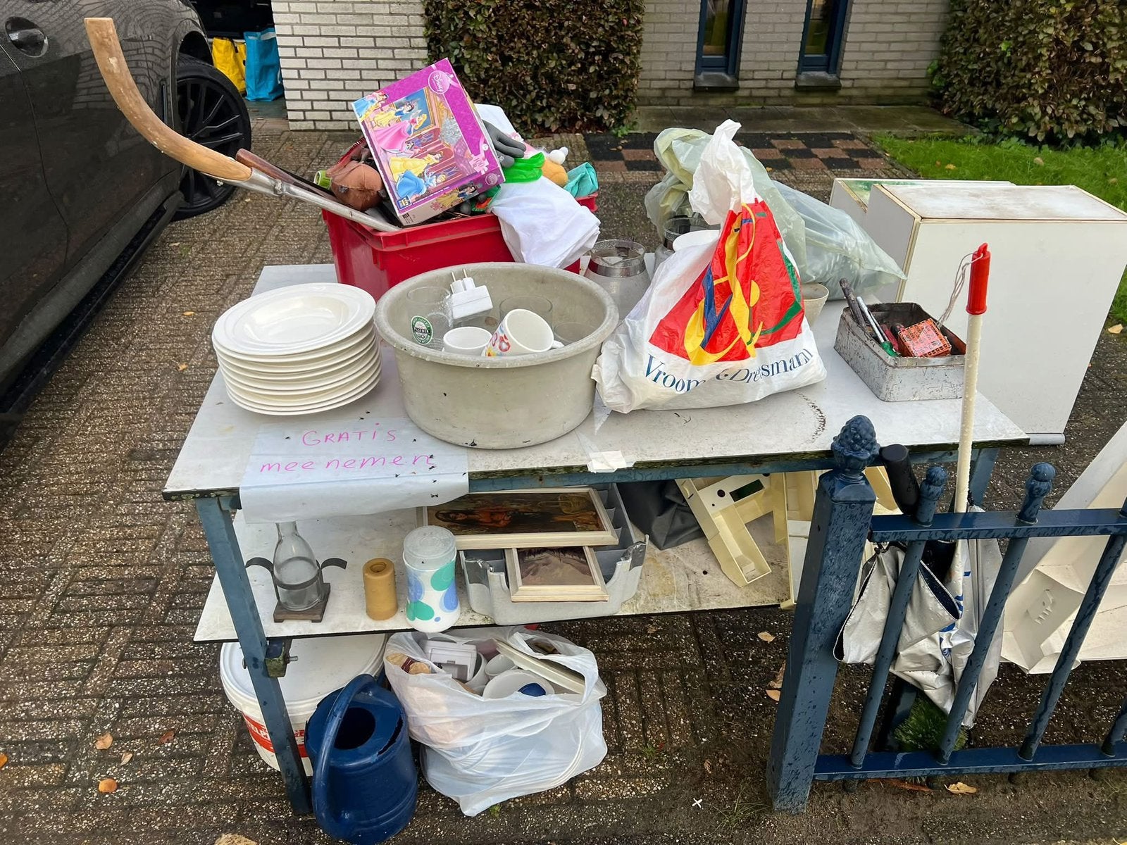 Gratis rommelmarktspullen opruiming, Diversen, Ophalen, Gebruikt
