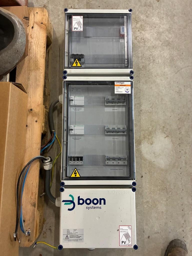 AC systeem zonnepanelen HOOFDVERDELER groepenkast, Doe-het-zelf en Verbouw, Elektra en Kabels, Ophalen, Zo goed als nieuw, Overige typen