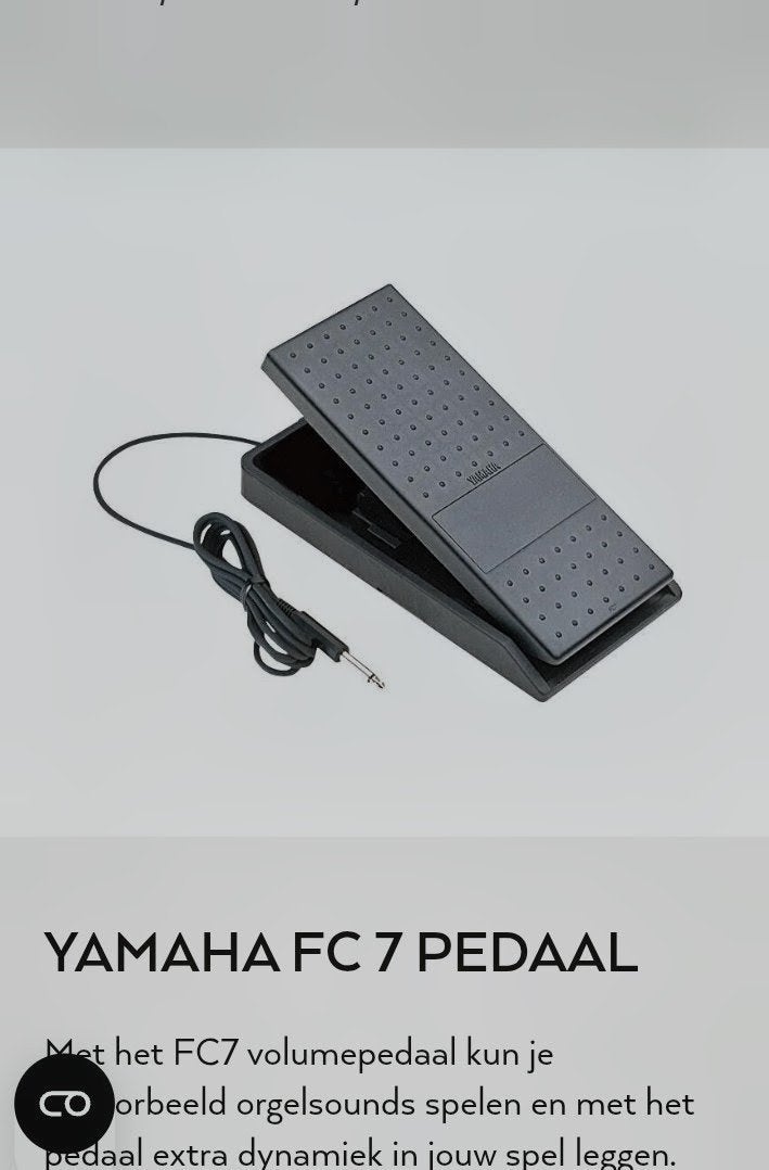 Yamaha FC7 Volumepedaal voor extra dynamiek, Ophalen of Verzenden, Gebruikt