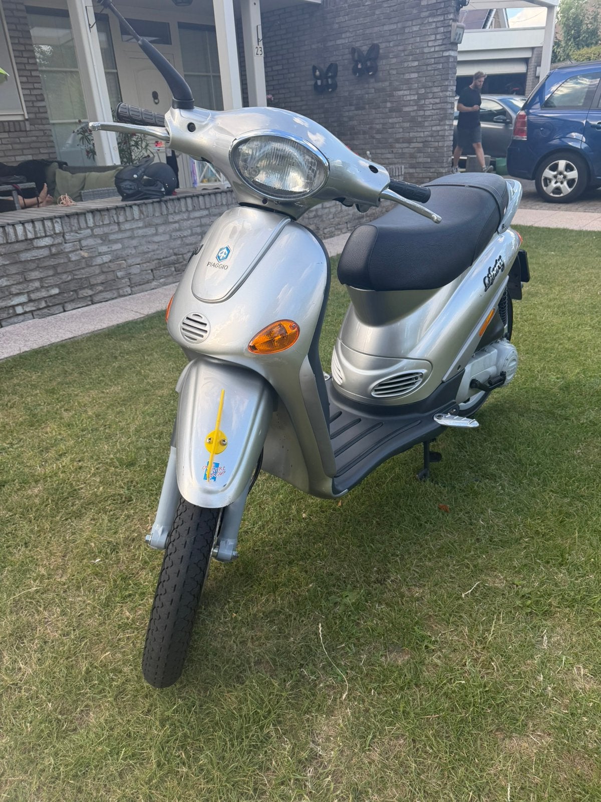 Piaggio Liberty 2T 2005 – Slechts 6.209km! Geel kenteken, Overige modellen, Maximaal 45 km/u, Zo goed als nieuw, Benzine