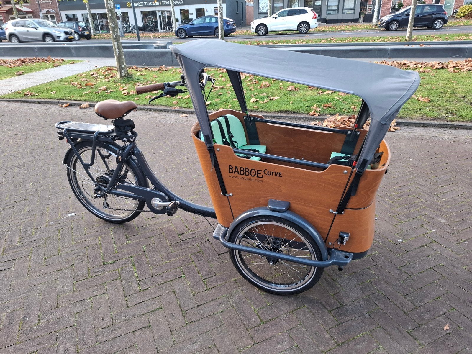 Babboe Curve-E, 4 kinderen of meer, Elektrisch, Zo goed als nieuw, Schijfrem