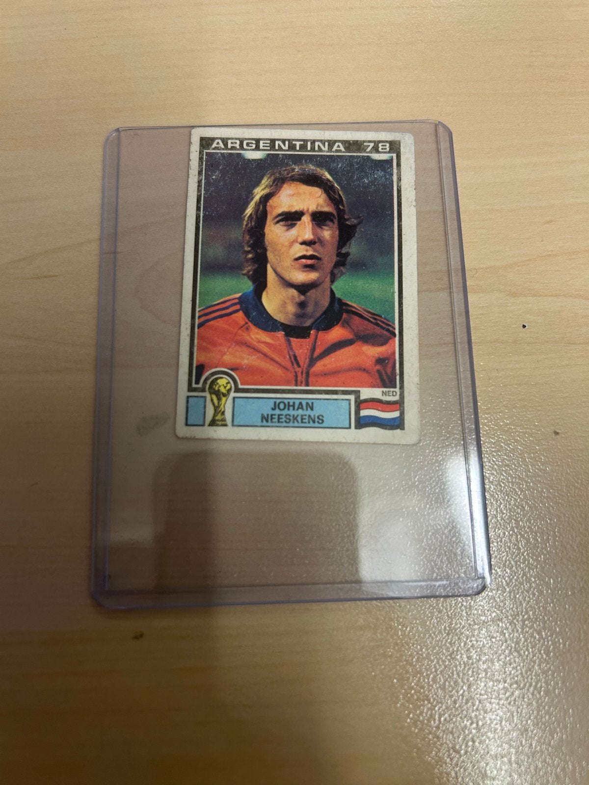 Johan Neeskens Panini WK Argentinië 1978, Ophalen of Verzenden, Zo goed als nieuw, Overige binnenlandse clubs, Poster, Plaatje of Sticker