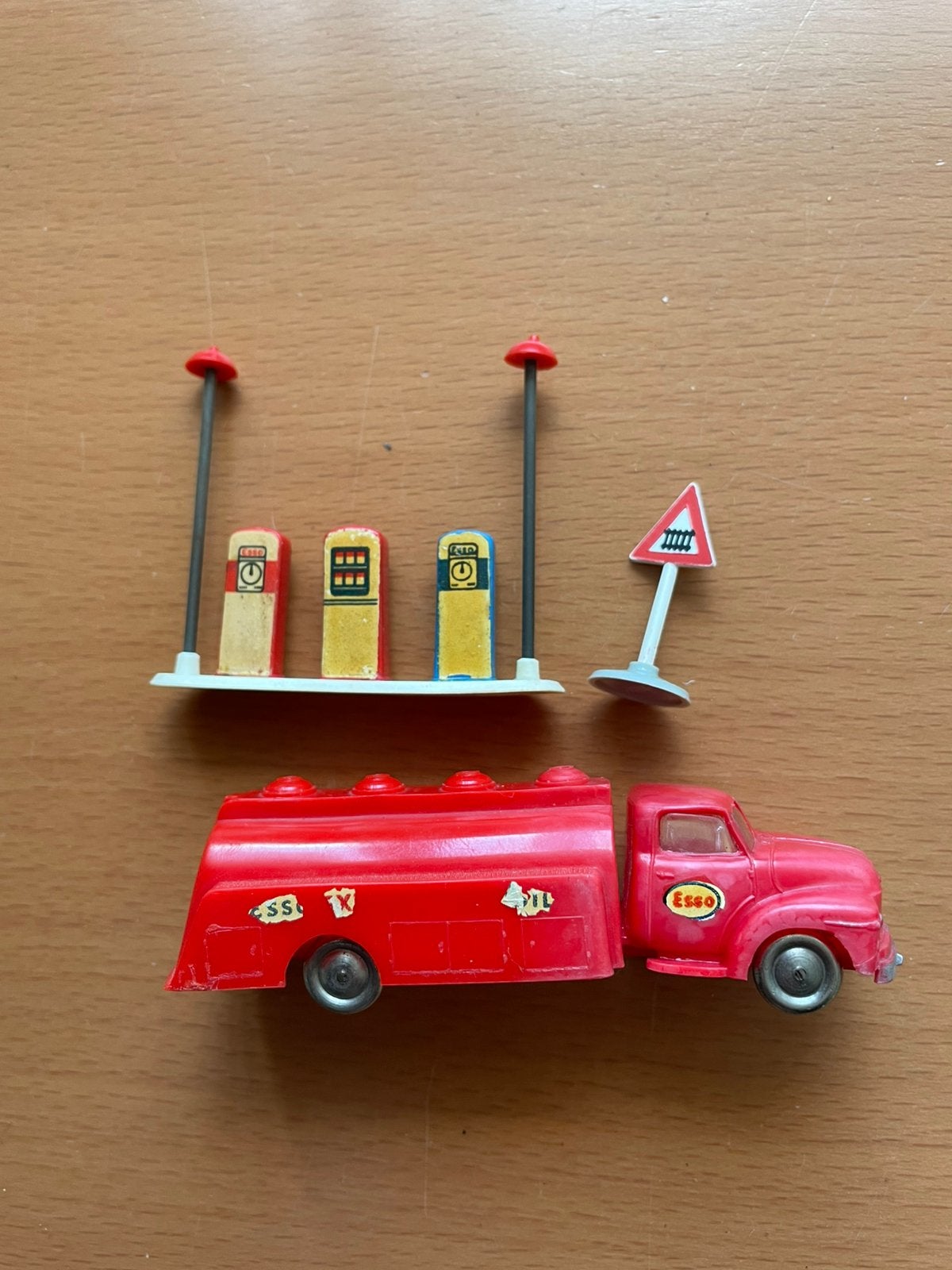 Te koop: Lego tankstation., Verzenden, Gebruikt