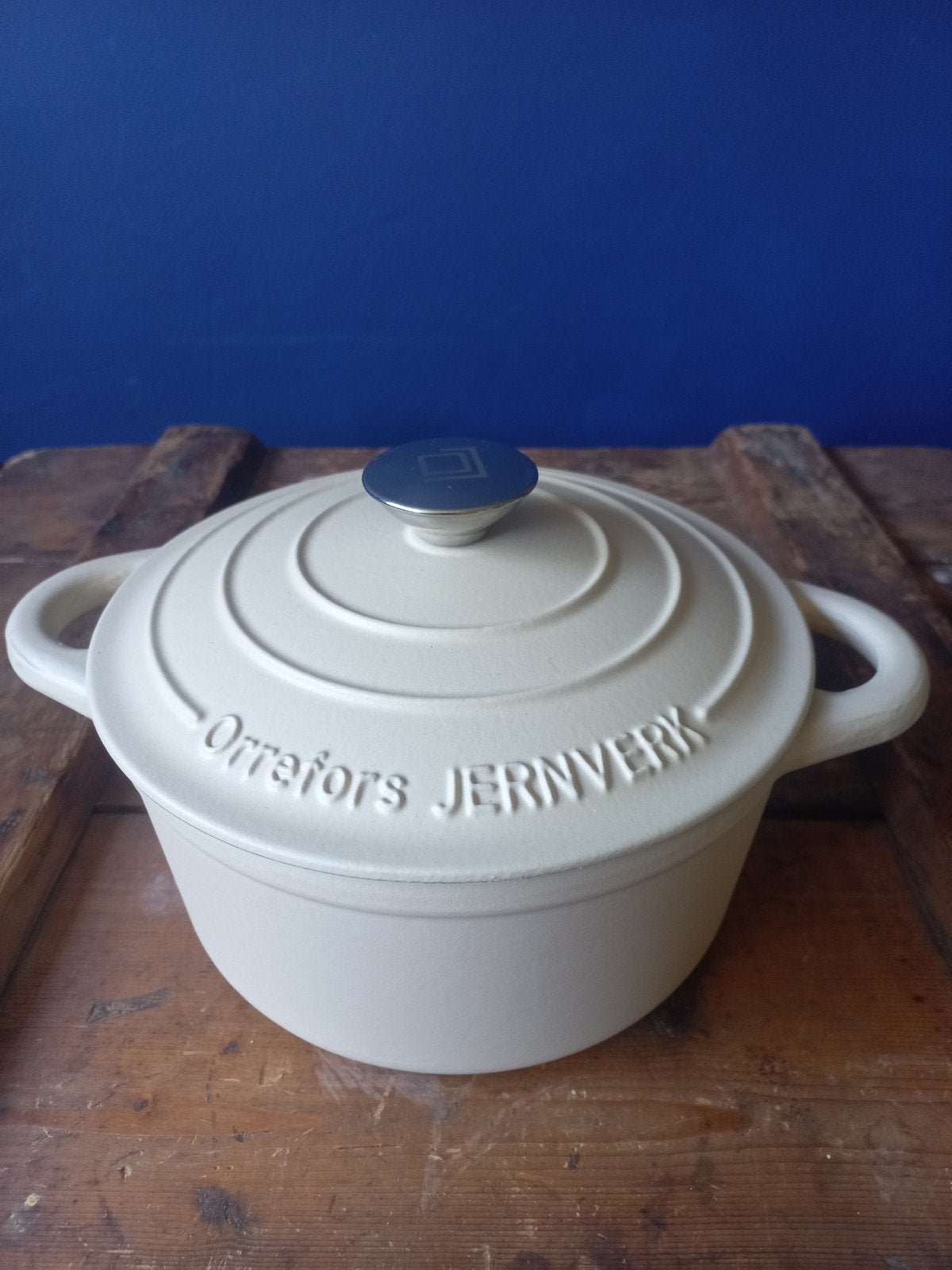 gloednieuw emaille pan Orrefors Jernverk, Ophalen of Verzenden, Nieuw, Overige materialen