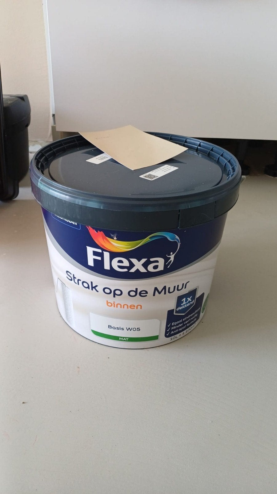 Flexa Strak op de Muur Binnen Muurverf PPG1085-4 Best Beige, Ophalen