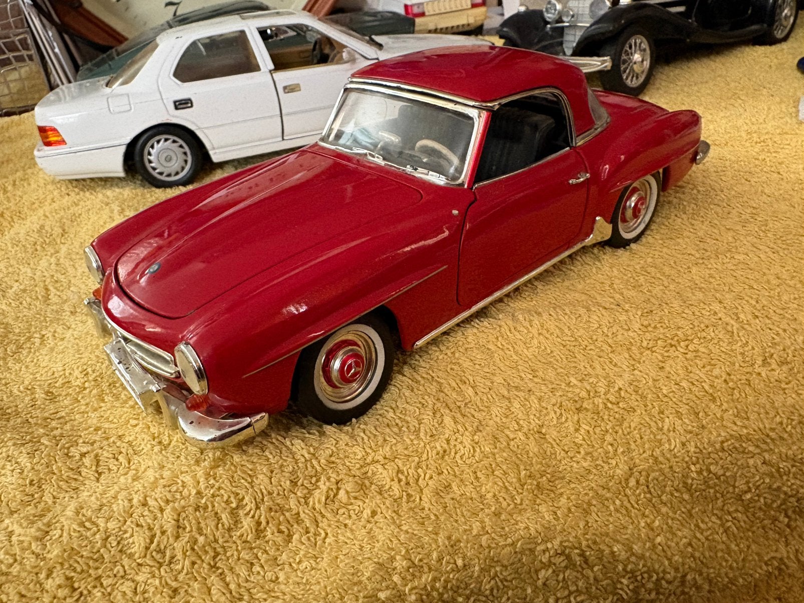 Mercedes.   190. S L.              ERTL, Ophalen of Verzenden, Zo goed als nieuw, ERTL