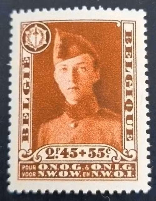 België 1931 - OBP 325 - Prins Leopold als Korporaal, Koninklijk huis, Frankeerzegel, Ophalen of Verzenden, Postfris