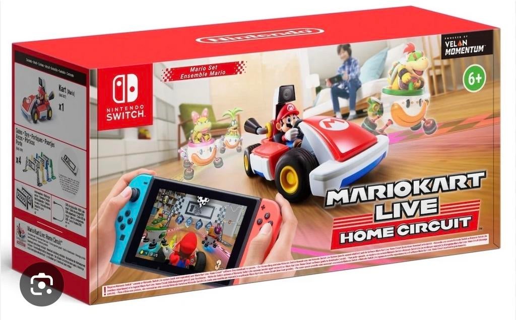 Mario Kart Live Home Circuit Mario Set Nintendo Switch, Gebruikt, 1 speler, Racen en Vliegen, Eén computer