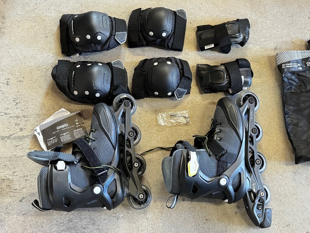 INLINE ROLLERS INLINESKATES 44 FIT500 Decathlon OXELO heren, Overige merken, Gebruikt, Heren, Ophalen of Verzenden