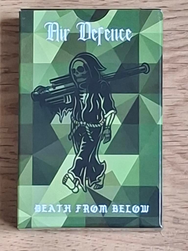 Stok nieuwe speelkaarten. Air defence. Death from below., Verzenden, Landmacht