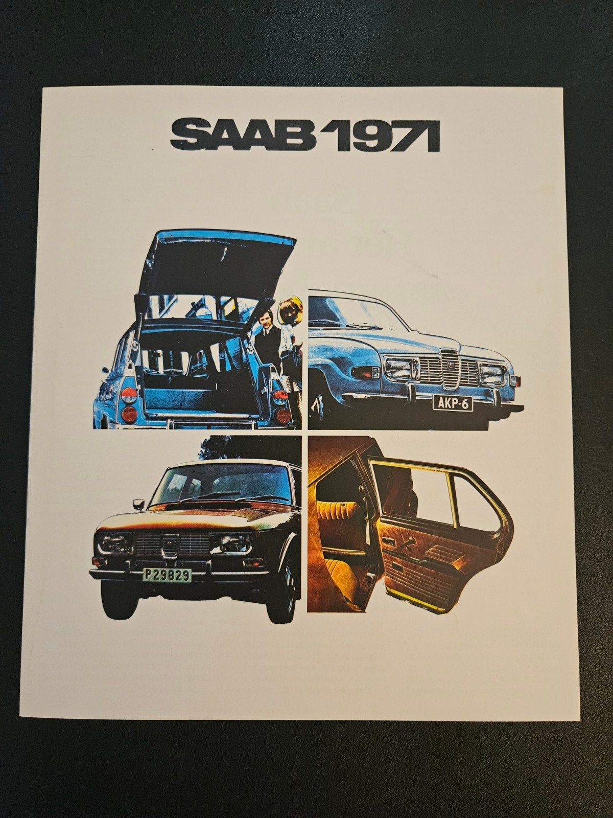Brochure Saab 95, 96 & 99 1971, Ophalen of Verzenden, Zo goed als nieuw, Overige merken