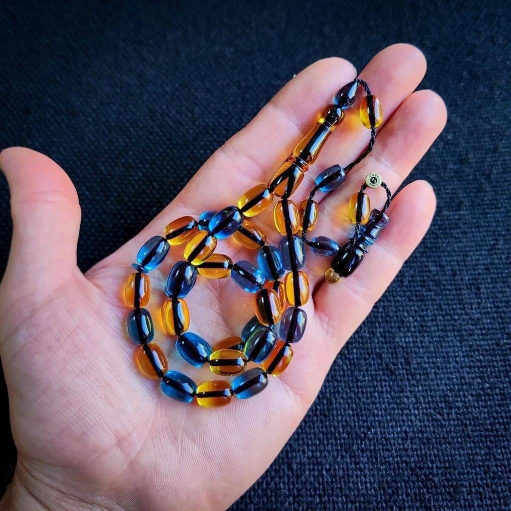 Fenerbahçe Systeem Tasbih - Amber met Logo, Ophalen of Verzenden, Nieuw
