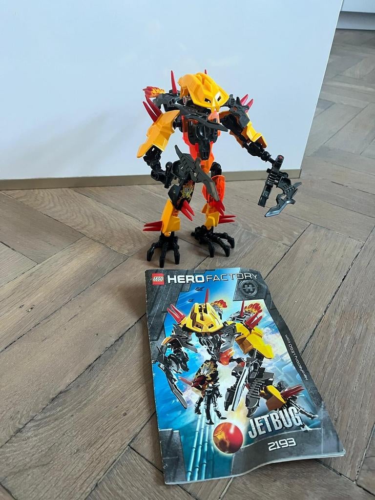 Lego hero factory 2193 jetbug villians robot, Bionicle, Lego, Ophalen of Verzenden, Zo goed als nieuw