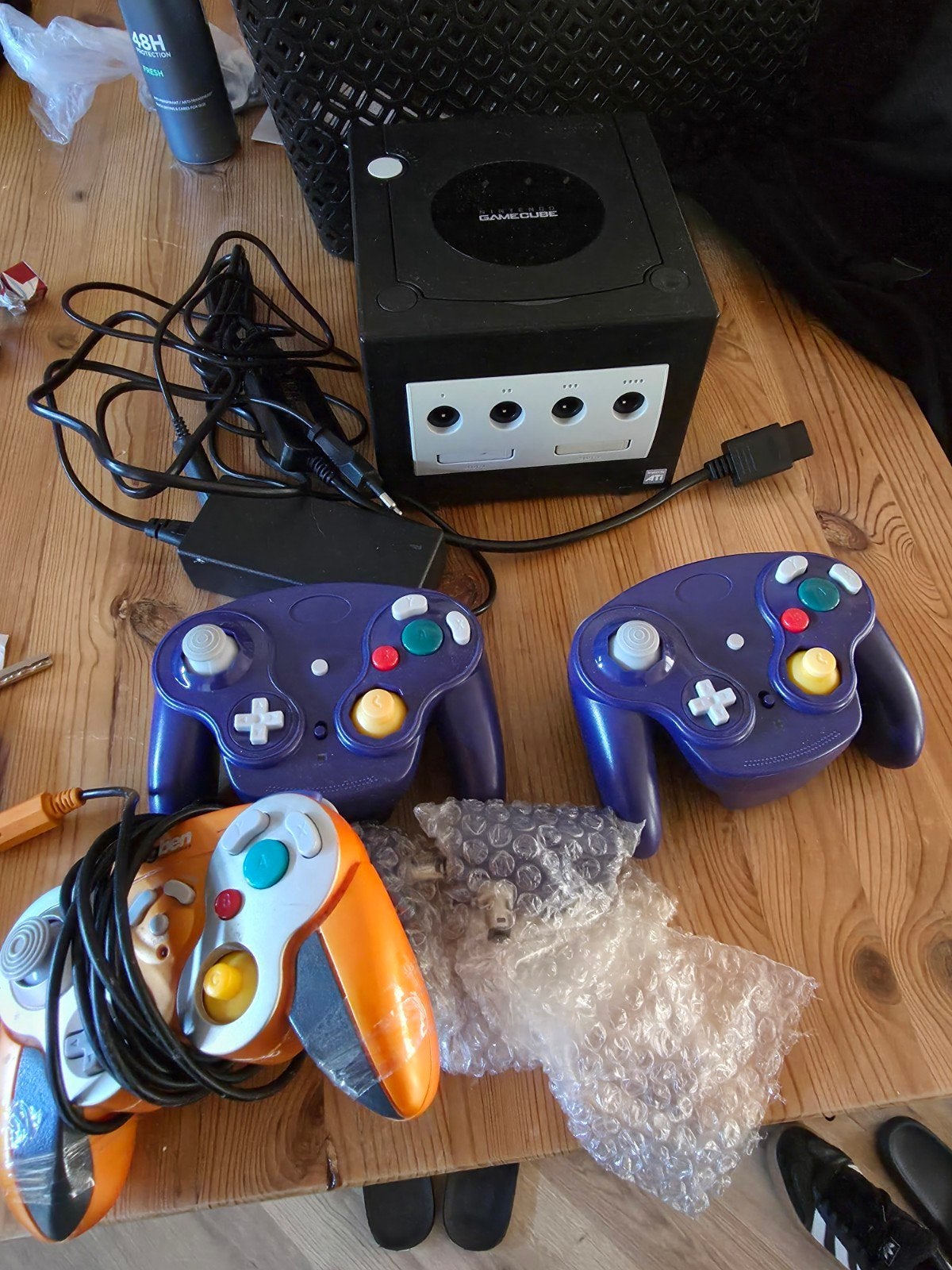 Gamecube met spellen en controllers, Ophalen of Verzenden, Met 2 controllers