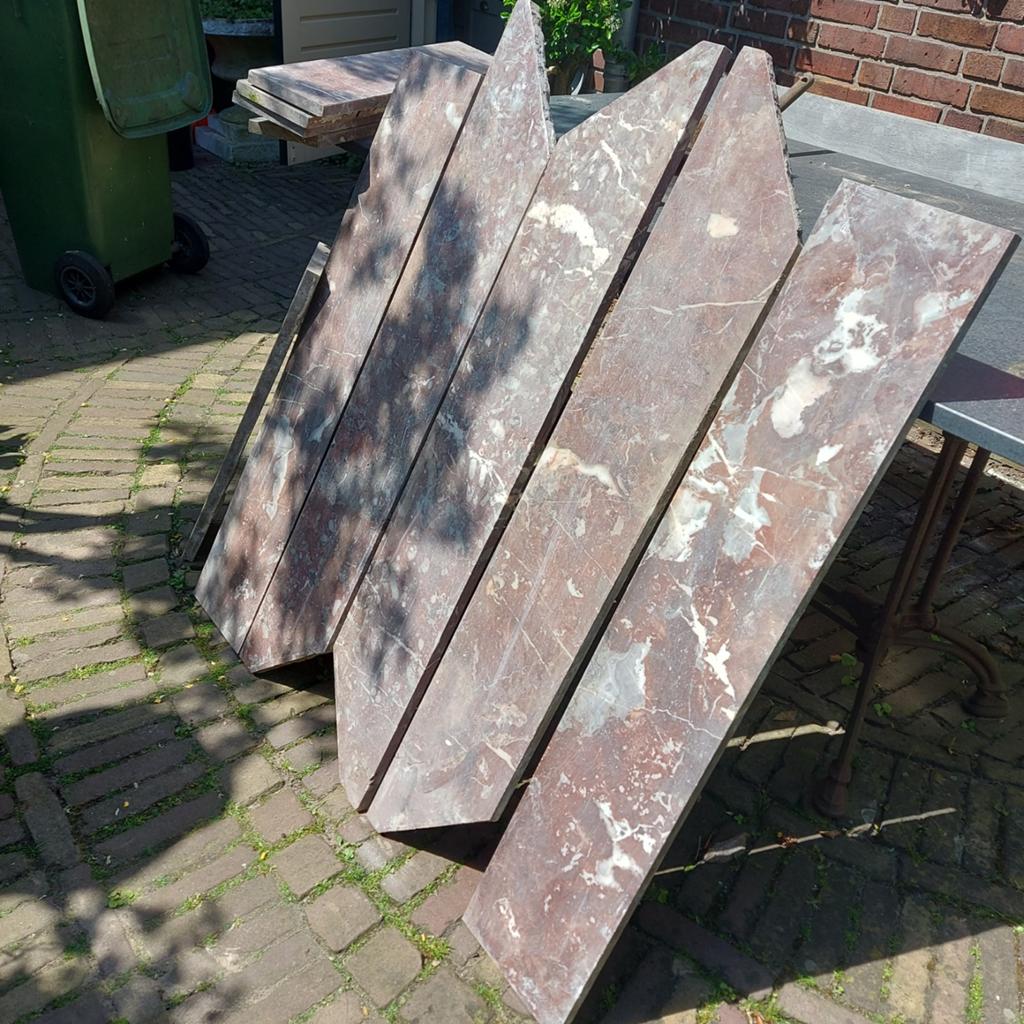 Authentieke marmeren platen, Ophalen, Overige materialen, Minder dan 5 m², 60 cm of meer