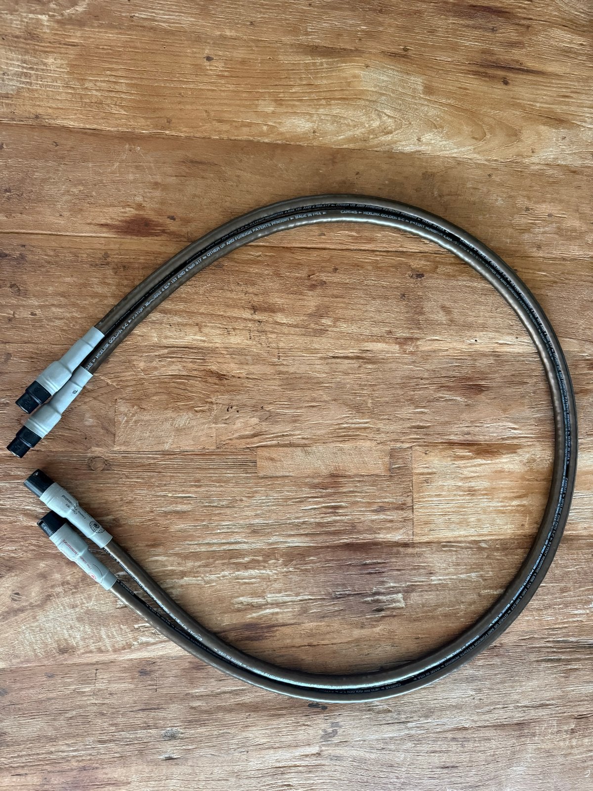 Cardas Hexlink Golden 5-C XLR interlinks 1,5m - Cult-classic, Ophalen of Verzenden, Gebruikt, Minder dan 2 meter, Interlink-kabel