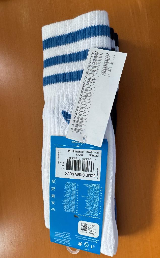 NIEUW: Adidas sokken - blauw kobalt wit - 3 paar maat 39/42, Kleding | Heren, Sokken en Kousen, Nieuw, Adidas, Maat 39 t/m 42