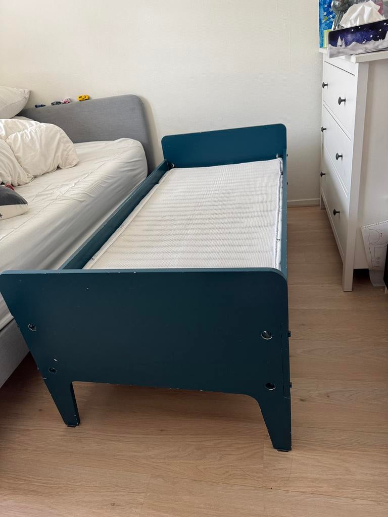 Piet Hein Eek junior bed, Ophalen, Gebruikt, 70 tot 85 cm, 140 tot 160 cm