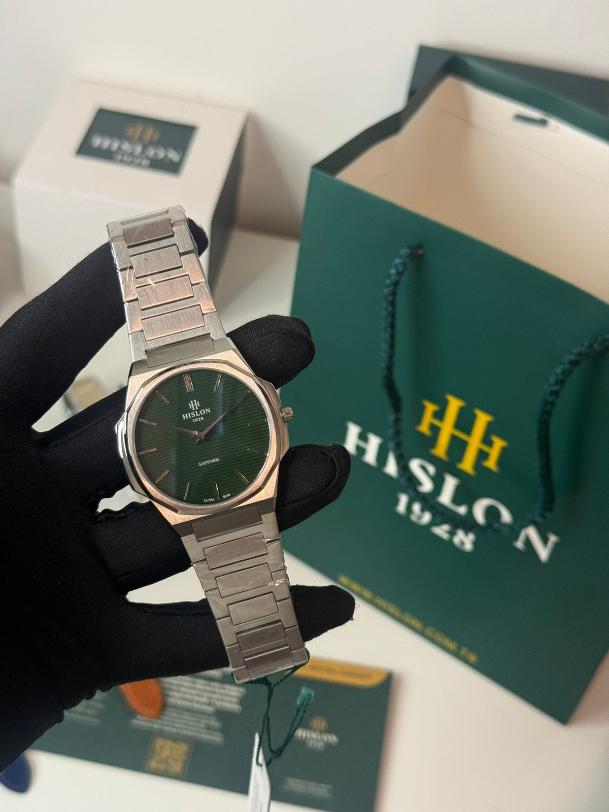 Hislon Heren Horloges Origineel Slechts 5mm Dik!, Overige merken, Overige materialen, Hislon, Istanbul Turkiye