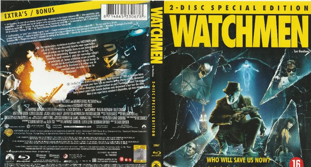Watchmen 2 disc special edition blu ray ( ned. Ondert.), Cd's en Dvd's, Engels, Vanaf 16 jaar, Nederlands, Film