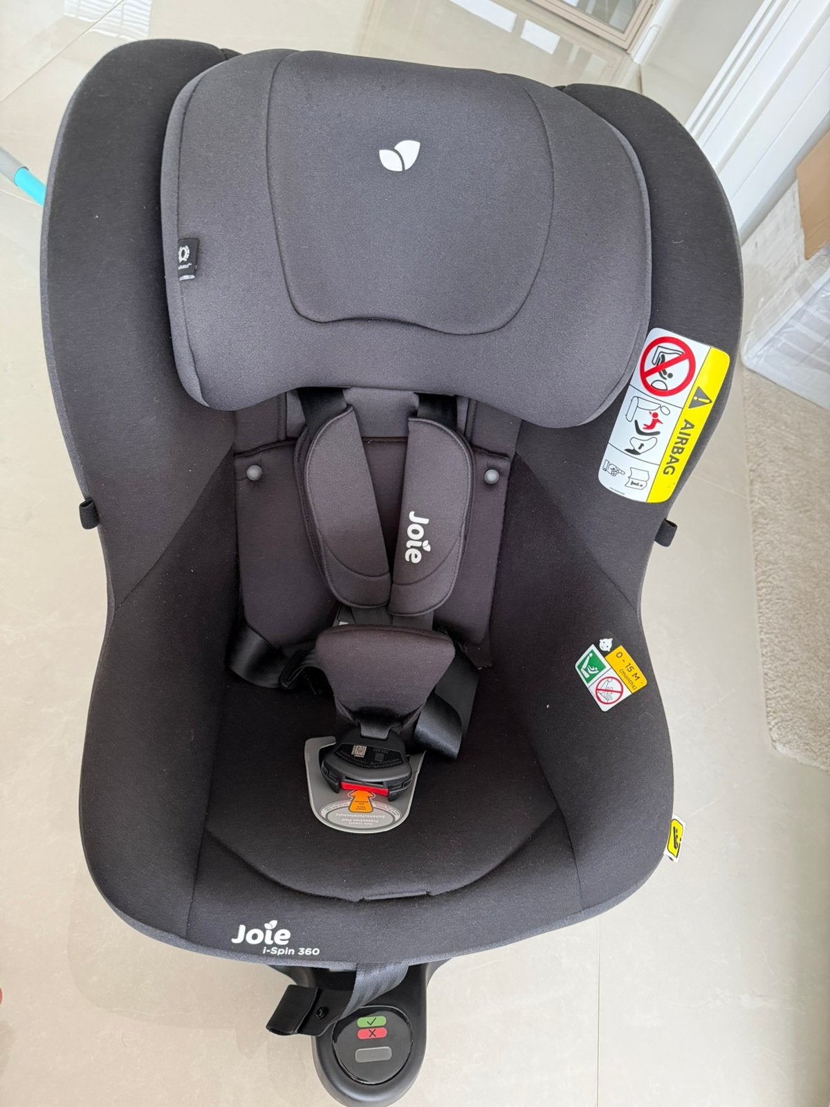 Joie i-spin 360, 0 t/m 18 kg, Afneembare rugleuning, Nieuw, Isofix
