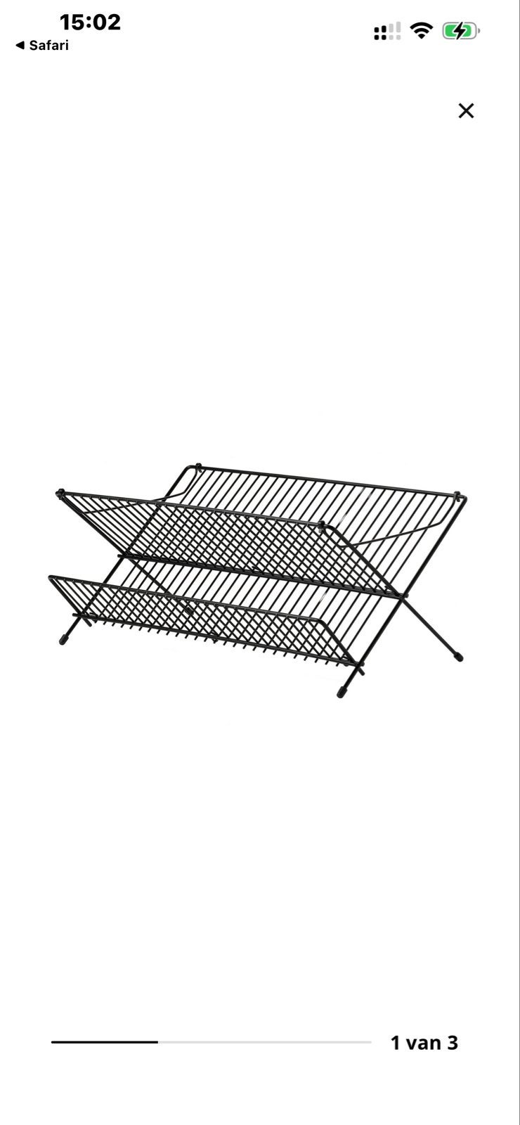 Nieuw IKEA Afdruiprek - Grijs (niet meer verkrijgbaar), Ophalen, Gebruikt, Bordenrek, IKEA