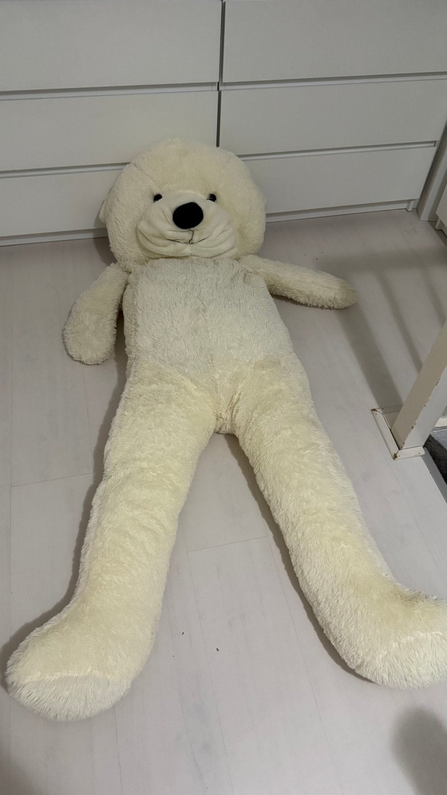 Knuffelbeer 1,80cm groot, Ophalen, Zo goed als nieuw, Beer