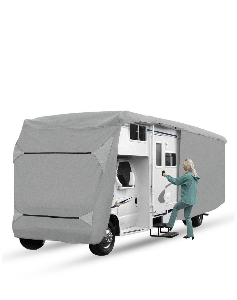 Camperhoes MunTel 7,30m - 1 winter gebruikt, Ophalen, Zo goed als nieuw