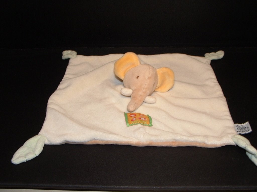 MOULIN ROTY OLIFANT KNUFFELDOEK VELOURS ROOMWIT MET, Kinderen en Baby's, Ophalen of Verzenden, Nieuw, Overige typen