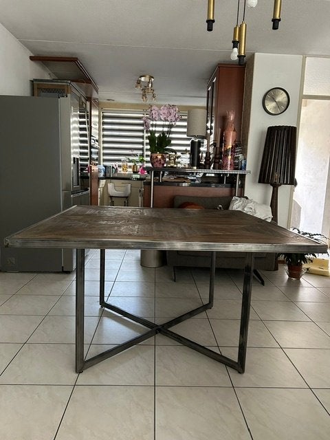 Riviera Maison eetkamertafel, Gebruikt, Vijf personen of meer, Rechthoekig, Klassiek modern