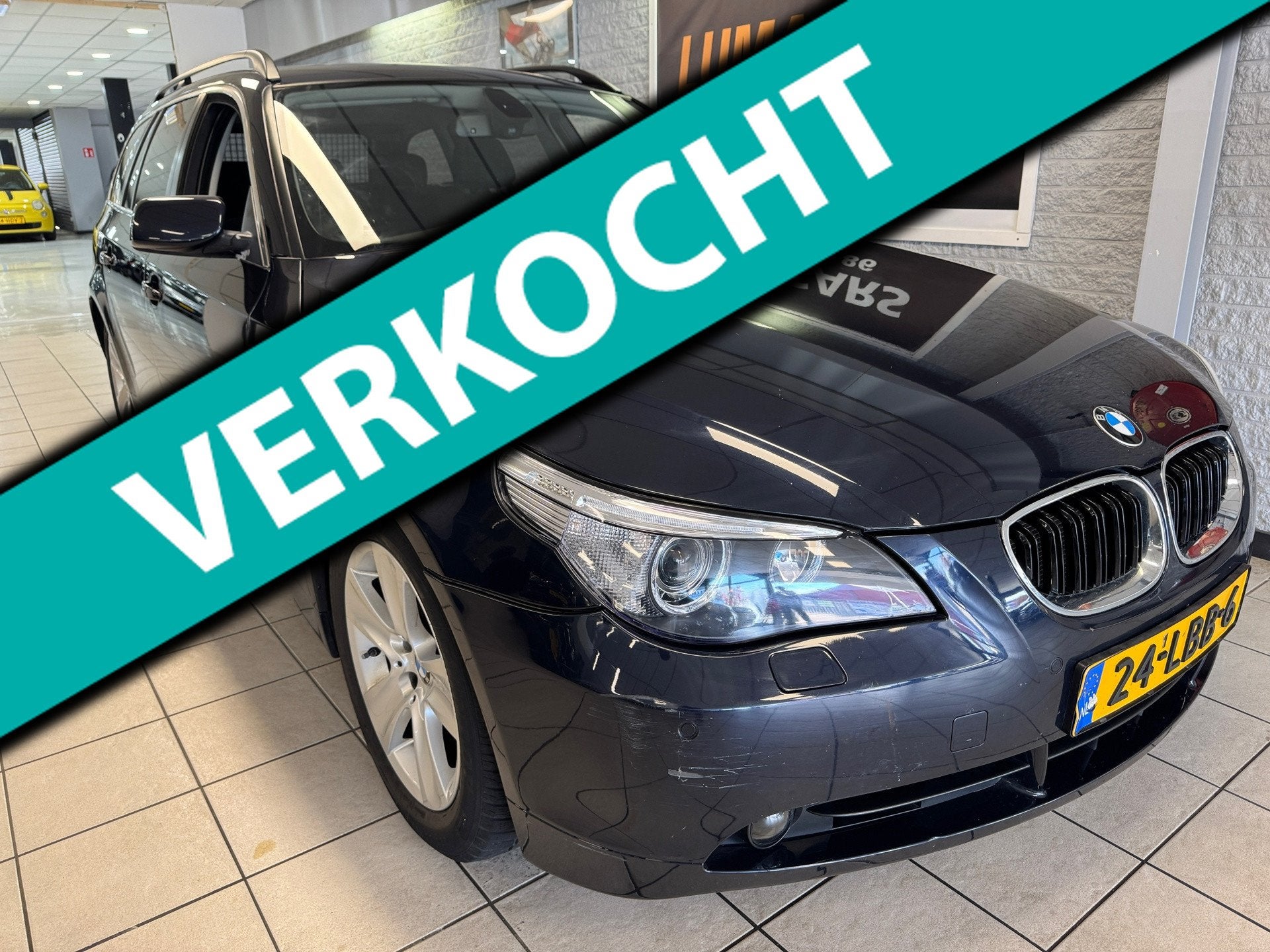 BMW 5-serie Touring 523i Executive Carplay|Trekhaak|Automaat, Auto's, Automaat, Achterwielaandrijving, 2497 cc, Blauw