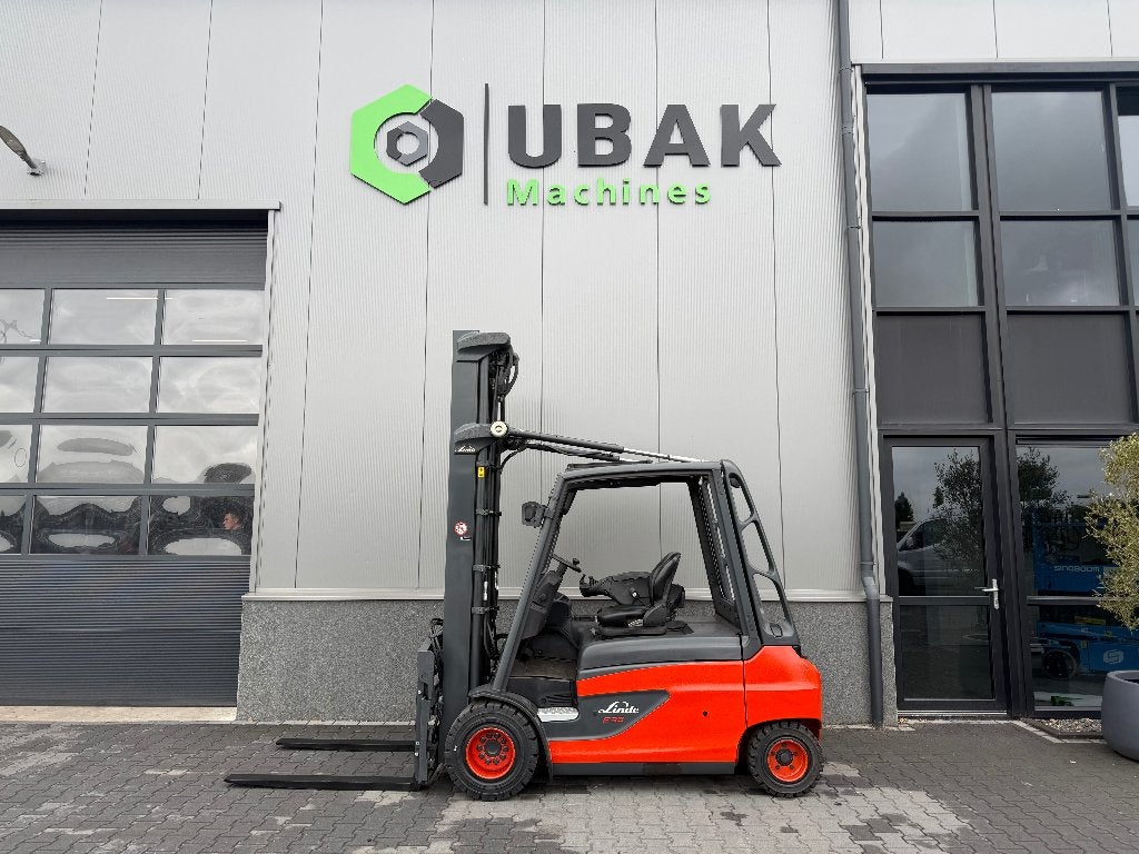 Linde E35 elektrische heftruck 'triplo' 'zgan batterij', 3000 tot 4000 kg, Linde, Heftruck, Ophalen of Verzenden
