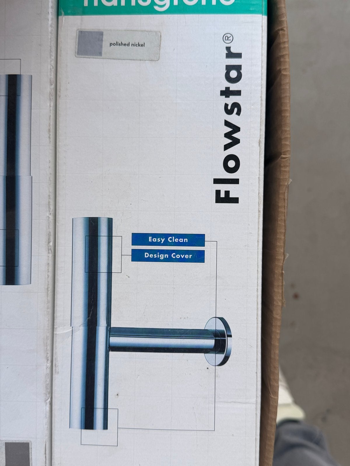 RESTPARTIJ Hansgrohe Flowstar Luxe Sifon 5/4, Ophalen of Verzenden, Nieuw, Chroom, Wastafel